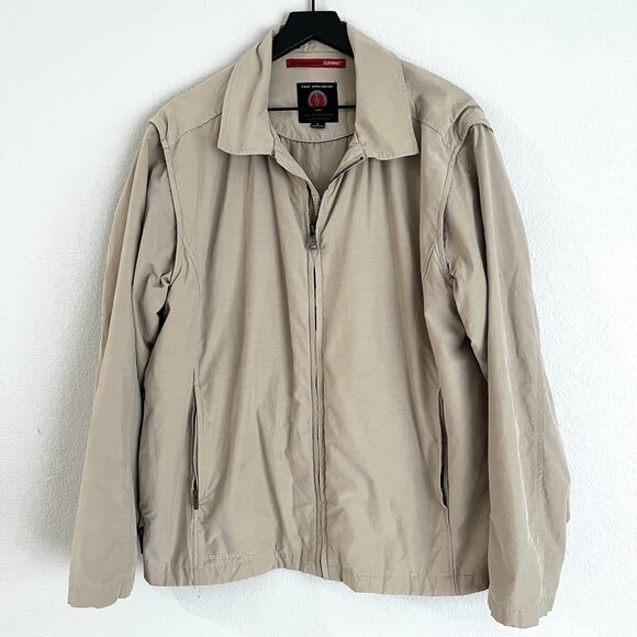 SCOTTeVEST beige convertible jacket/vest Size L - Picture 1 of 10